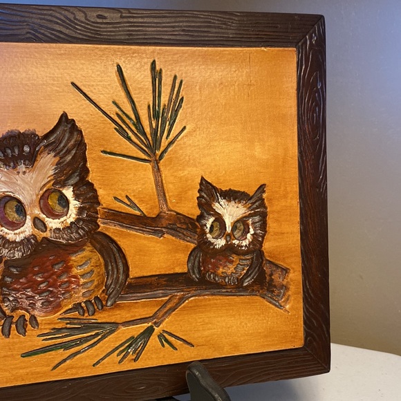 Owls Ceramic Wall Decor - Picture 3 of 6